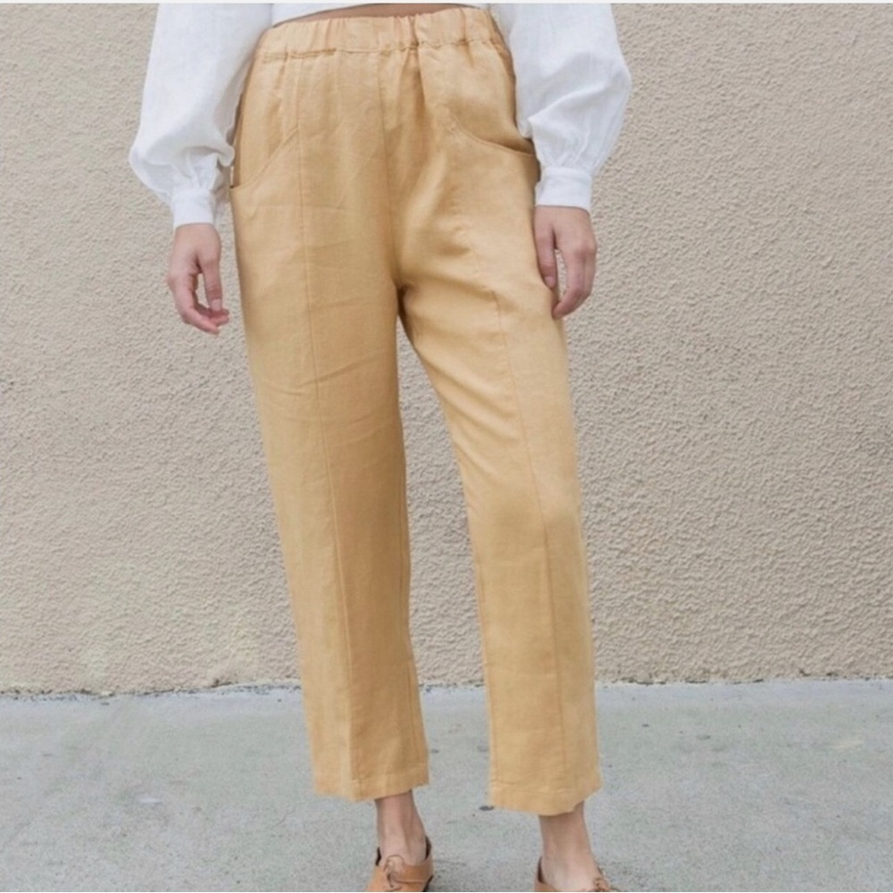 MATE THE LABEL | Willow Linen Pants  (size Small)